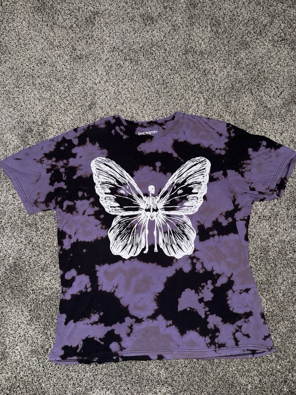 purple Unisex tie dye shirt Chemistry